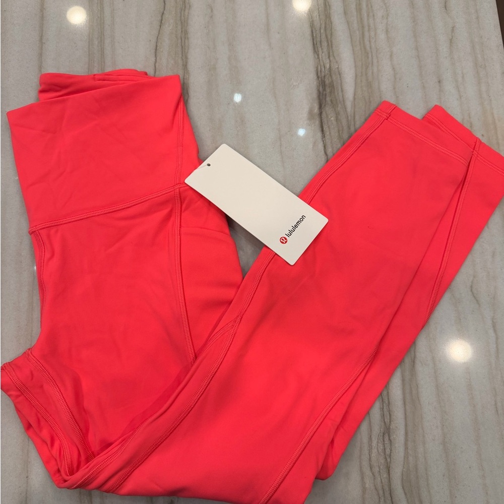 Lululemon BRAND NEW Bright Pink Leggings